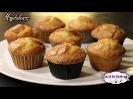 Recette Des Madeleines Espagnoles Ou Magdalenas Youtube En 2020 Madeleine Espagnole Recette Dessert