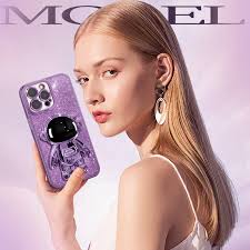 Amazon.co.jp: Buleens 宇宙飛行士 iPhone 13 Pro Max用ケース クリアケース iPhone 13 Pro Max用  グリッターペーパー&宇宙人スタンド付き レディース ガールズ かわいい 電気メッキ キラキラ 宇宙電話 カバー 13 ProMax用 パープル :  家電＆カメラ