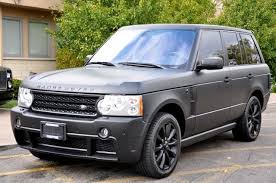 2008 Range Rover Matte Black Range Rover Supercharged Range Rover 2008 Range Rover