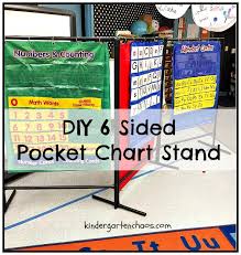 the pocket chart station in the kindergarten classroom