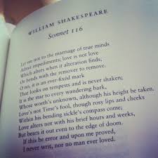 Shakespeare S Sonnet 116 Maybe A Popular One But It Is My Favorite Shakespeare Sonnets Sonnet 116 Shakespeare