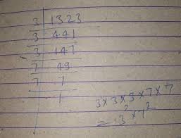 Lcm 2 2 2 2 3 3 3 3 7 9072. What Is The Prime Factorization Of 1323