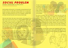 Social problems are the issues identified with social behaviour, social participation, peer impact and adjustment with family and society. Facebook