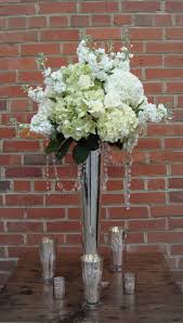 Petal perfect natural decorations, inc. Tall Arrangement White Hydrangea Stock Roses Antique Green Hydrangea In M White Flower Arrangements Table Arrangements Wedding Tall Floral Arrangements