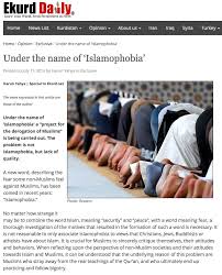 Istilah islamphobia dikatakan dicipta dan diperkenalkan sejak 1980an oleh sarjan dan oriantalis barat dalam siri mingguan malaysia. Di Bawah Nama Islamophobia