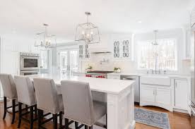 Flat white kitchen cabinets with white quartz countertops. Quartz Countertops With White Cabinets Stoneadd Photo