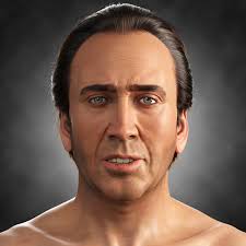 Nick Cage Portrait, Joe Parente