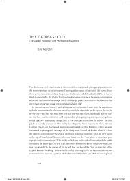 In the toolbar click on the eye icon to preview the pdf. Pdf The Database City The Digital Possessive And Hollywood Boulevard Eric Gordon Academia Edu