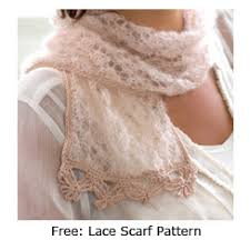 The big old bias knit scarf by heidi gustad is a free knitting pattern. Free Pattern Lace Scarf From Feminine Knits Interweave