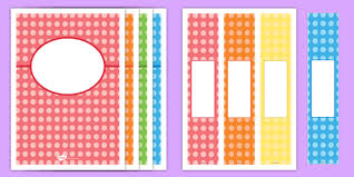 Custom teacher apple with trendy chevron pattern binder. Editable Binder Covers Teacher Made