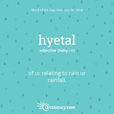 Hyetal Uncommon Words Words Weird Words