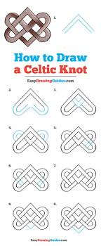 How To Draw A Celtic Knot Really Easy Drawing Tutorial In 2020 Celtic Knot Drawing Drawing Tutorial Easy Celtic Drawings