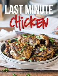 Last Minute Chicken Recipe Recipe Easy Chicken Recipes Easy Chicken Dinner Recipes Chicken Recipes