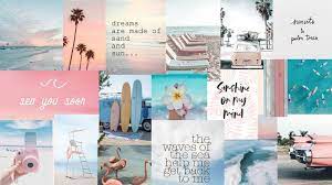 Summer Beach Vibes Wallpaper In 2021 Aesthetic Desktop Wallpaper Laptop Wallpaper Desktop Wallpapers Cute Desktop Wallpaper