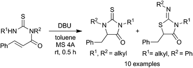 It is a logarithmic function. Umpolung Cyclization Reaction Of N Cinnamoylthioureas In The Presence Of Dbu Organic Biomolecular Chemistry Rsc Publishing