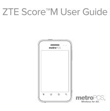 ZTE SCORE M USER MANUAL Pdf Download ...