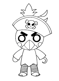 Free printable halloween coloring pages. Roblox Piggy Budgey Wears Pirate Hat Coloring Pages Minecraft Coloring Pages Coloring Pages For Kids And Adults