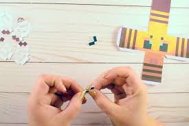 Minecraft bee papercraft template one of the things i miss the most even before i started making big moves this year was that thursday nights always made the night at my best friend's house. How To Make A 3d Minecraft Bee Free Printable Papercraft Oh Crafty Day