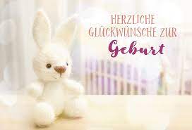 Gluckwunschkarte Herzliche Gluckwunsche Zur Geburt