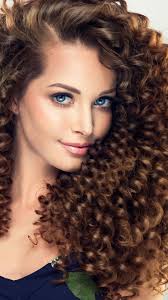 Brunette Girl Model Curly Hair Smile 1080x1920 Wallpaper Curly Girl Hairstyles Open Hairstyles Curly Hair Styles