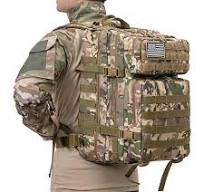 Zaino tattico mimetico militare da 45 litri Zaino da combattimento militare  Molle Borse da trekking all'aperto Caccia Zaini da 3 giorni