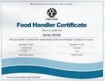 What is a food handlers certificate