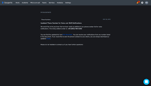 Is there a list or pool of phone numbers that OpsG...