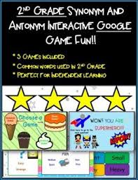 What A Great Way For Students To Practice Their Synonyms And Antonyms And Add To Their In 2020 Synonyms And Antonyms Synonyms And Antonyms Words Second Grade Resources