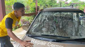 Kesan biru tu akan tanggal dan meninggalkan sedikit kesan gam. Cara Hilangkan Kesan Crack Retak Di Cermin Kereta Berhasil Atau Tidak Youtube