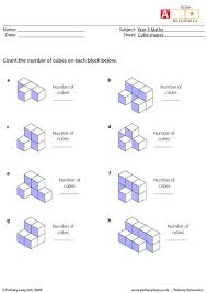 Primaryleap Co Uk Cube Shapes Advanced Worksheet Volume Worksheets Free Worksheets For Kids Worksheets Free