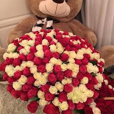 Mit unserem rosenversand von zu hause aus 20, 25, 30, 40, 50. Suche Weiss Roten Rosenstrauss Beziehung Geburtstagsgeschenk