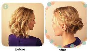 Short pixie haircuts might seem difficult to style, but this tutorial has definitely changed our minds. Braided Bun Tutorial For Short Hair Alldaychic