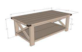 An average coffee table measures 16 to 18 inches in height, but coffee tables are available in. Rustic X Coffee Table Ana White
