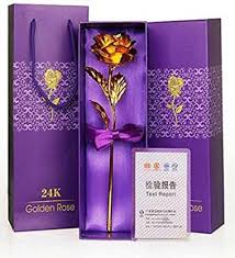 While new year's is a. Sky Trends New Year Gift For Girlfriend Wife Husband Boyfriend Friend Family Etc Gold Rose Artificial Flower Price In India Buy Sky Trends New Year Gift For Girlfriend Wife Husband Boyfriend Friend Family Etc Gold Rose Artificial Flower Online