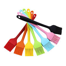 Bbq Oil Brush 8 Inch Silicone Basting Barbecue Pastry Turkey Bastet Brush Cooking Kitchen Utensil Leather Bag