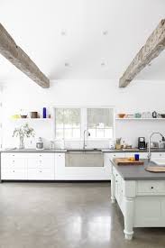 Steal This Look The Ultimate Farmhouse Kitchen Remodelista Concrete Kitchen Floor Concrete Kitchen Modern Farmhouse Kitchens