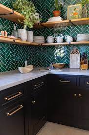 Green kitchen backsplash tile dark green subway tile various luxury. Why People Are Falling In Love With Herringbone Tile Mercury Mosaics