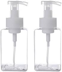 Initial foam dispenser kopen : Amazon Com Homlex Foaming Soap Dispenser 2 Pack Soap Foam Dispenser 13 5 Oz Square Plastic Soap Dispenser Foam Pump Bottle Refillable And Eco Friendly Kitchen Dining