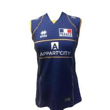 Maillots manches courtes ou sans. Maillot Femme Errea Equipe De France Volley Achat Prix Fnac