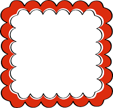 Red Scalloped Frame Free Clip Art Frames Free Clip Art Frame Clipart Borders And Frames