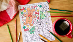 After the film, choose a coloring sheet, relax, unwind and color together! Disney Christmas Coloring Pages Disney Family