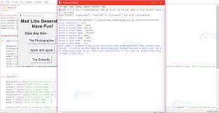 We did not find results for: Python Mad Libs Generator Game Dataflair