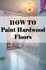 Standard hardwood strip flooring can be sanded several times, but if your floor is only slightly more than 1/2 inch thick, consult a professional. How To Paint Hardwood Floors Addison S Wonderland