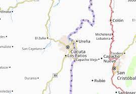Mapa barrios y comunas de cúcuta. Michelin Landkarte Cucuta Stadtplan Cucuta Viamichelin