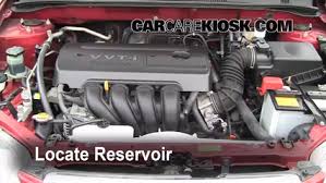 Remove the wiring harness from the headlight. Add Windshield Washer Fluid Toyota Corolla 2003 2008 2007 Toyota Corolla Ce 1 8l 4 Cyl