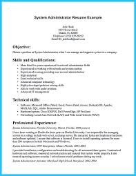 solaris system administration resume
