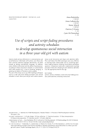 Our editorial mission is to help medical students, physicians, and all health care professionals make sound ethical decisions in service to patients and society. Pdf Case Study Use Of Scripts And Script Fading Procedures And Activity Schedules To Develop Spontaneous Social Interaction In A Three Year Old Girl With Autism