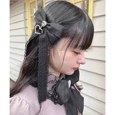 ロジータ ROJITA ハートチャーム付きロングクリップSET （ブラック） -靴＆ファッション通販 ロコンド〜自宅で試着、気軽に返品