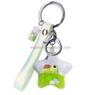 Fábrica de Atacado Chaveiro de Acrílico em Forma de Estrela de Água Óleo  Líquido Flutuante Chaveiro Personalizado 3D floater Keychain