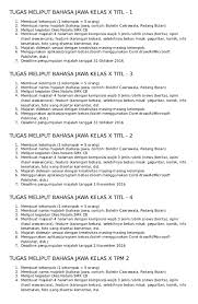 Maybe you would like to learn more about one of these? Doc Tugas Meliput Bahasa Jawa Kelas X Titl 1 Dwi Wulandari Academia Edu